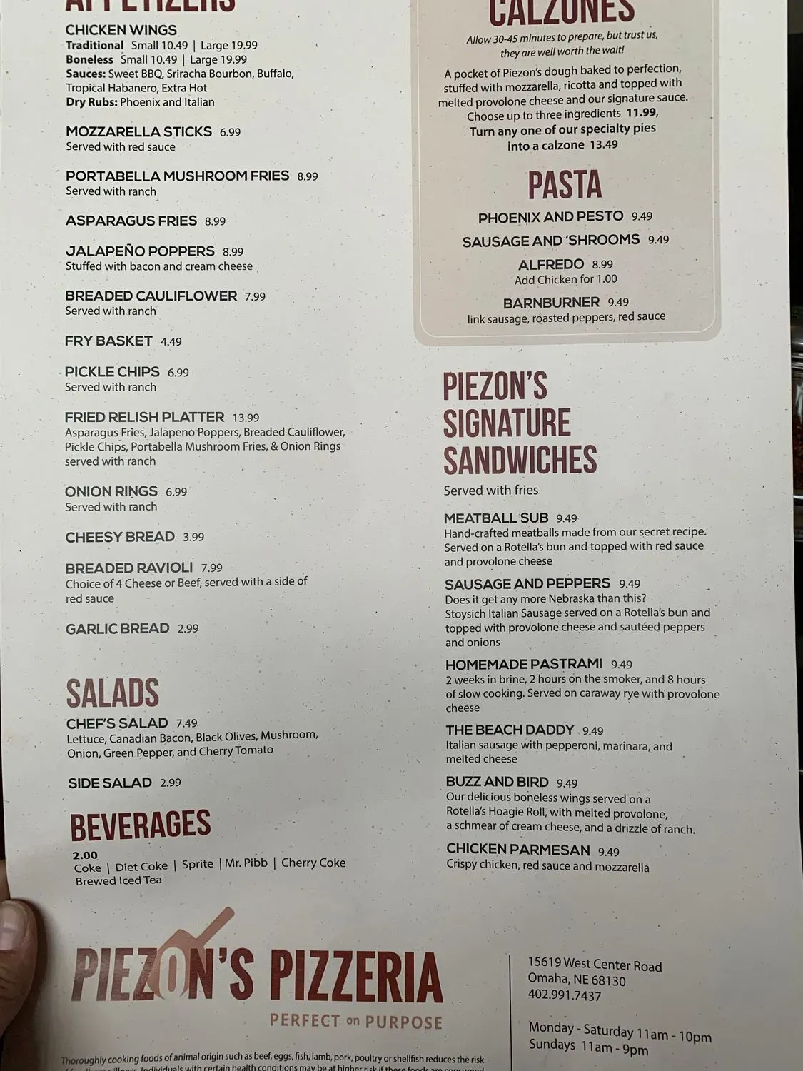 Menu 5