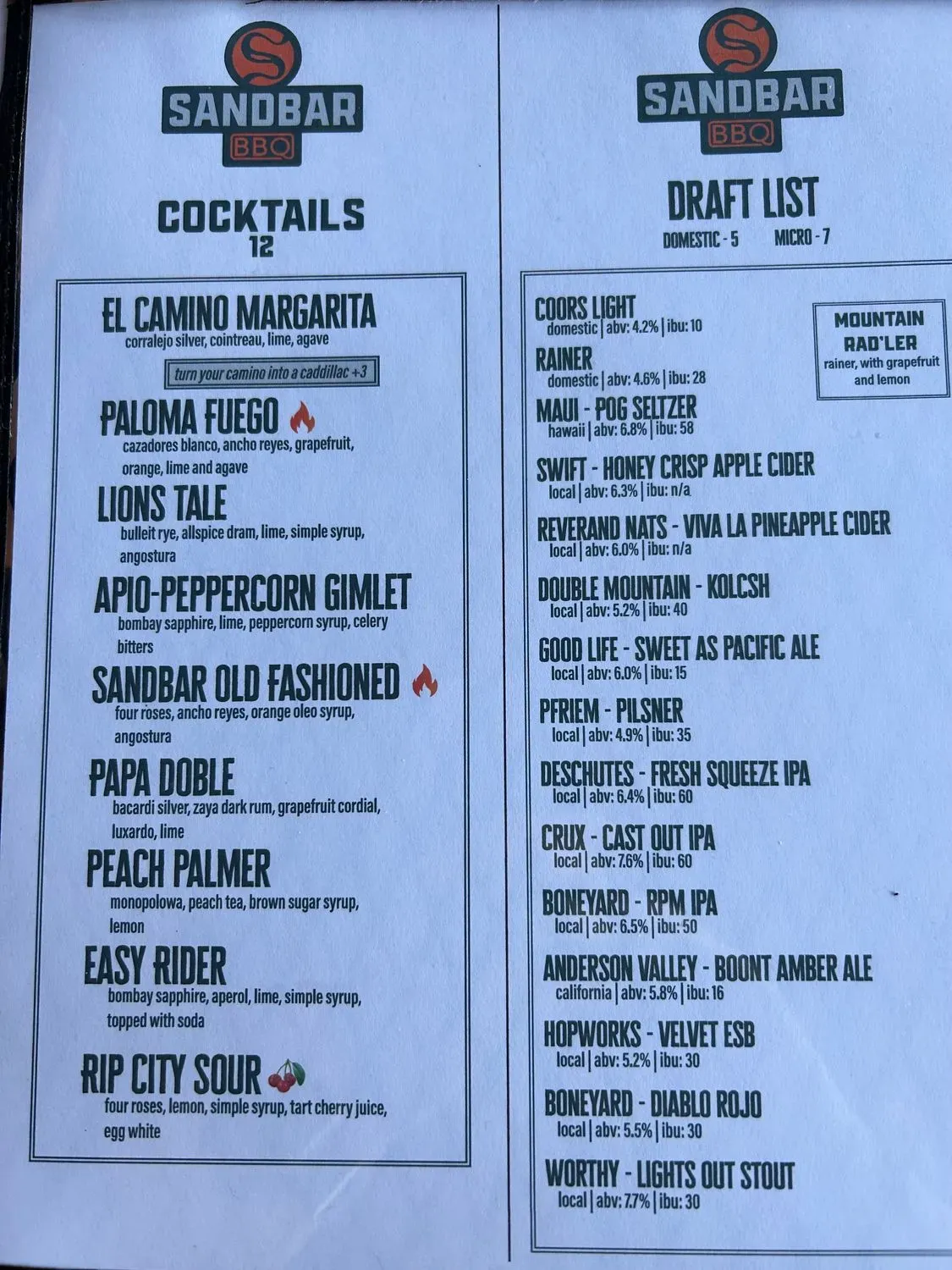 Menu 4