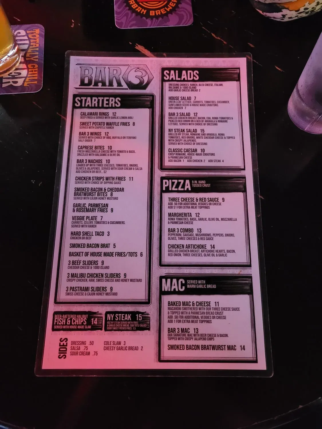 Menu 3