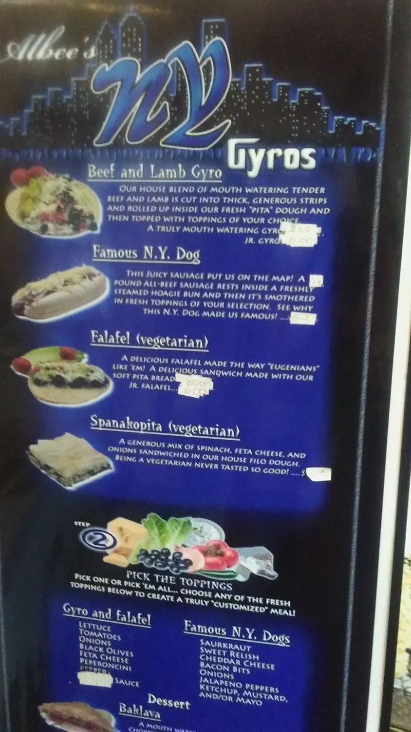 Menu 5