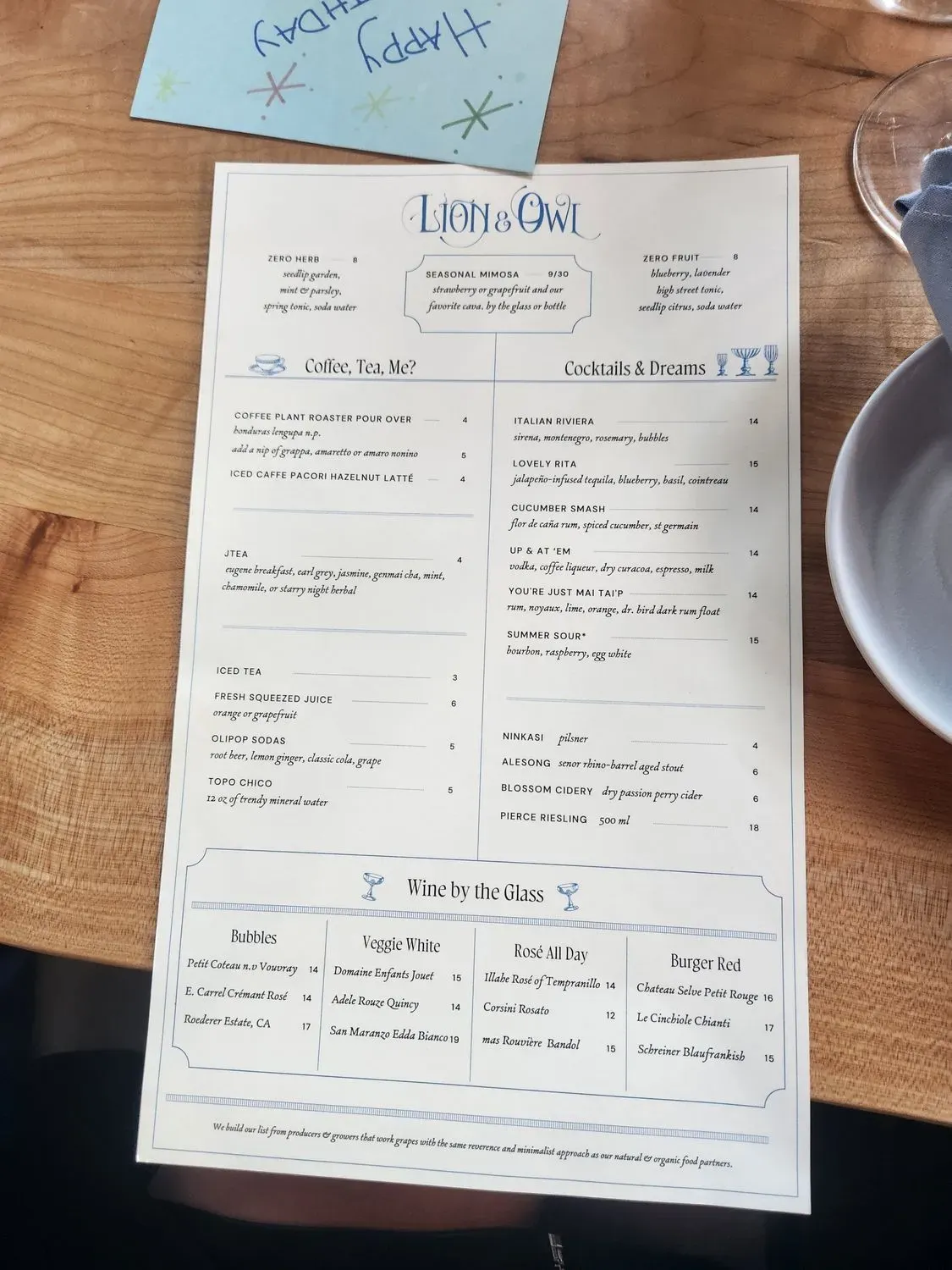 Menu 6