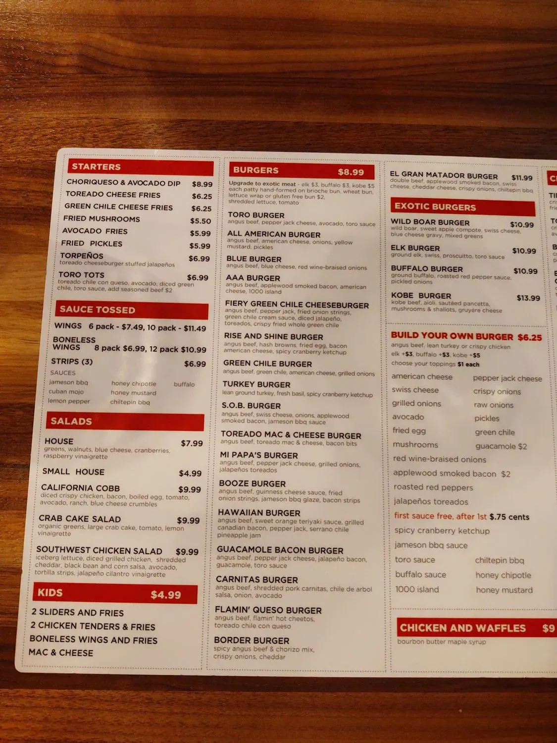 Menu 6