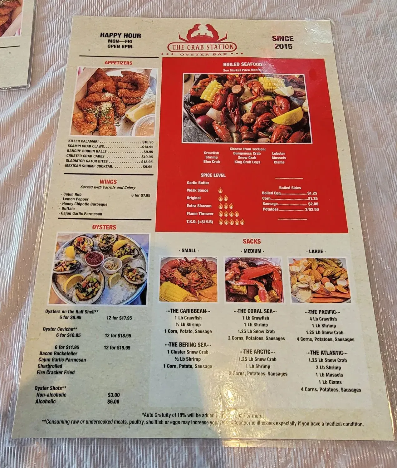 Menu 6