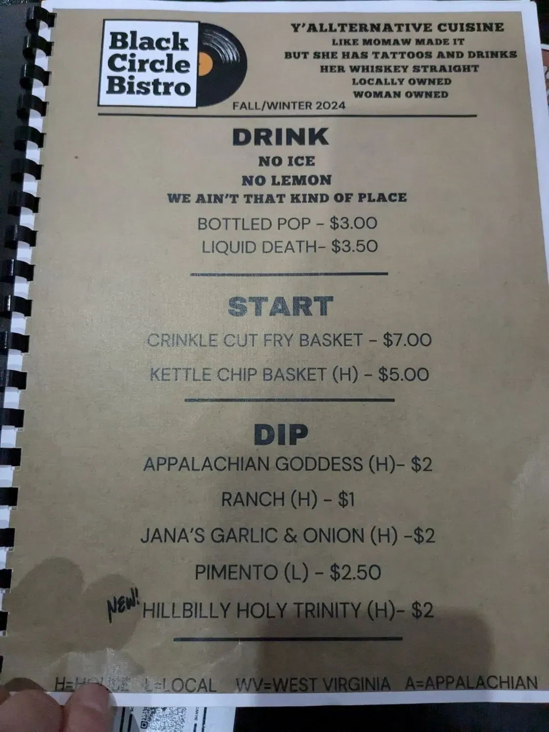 Menu 4