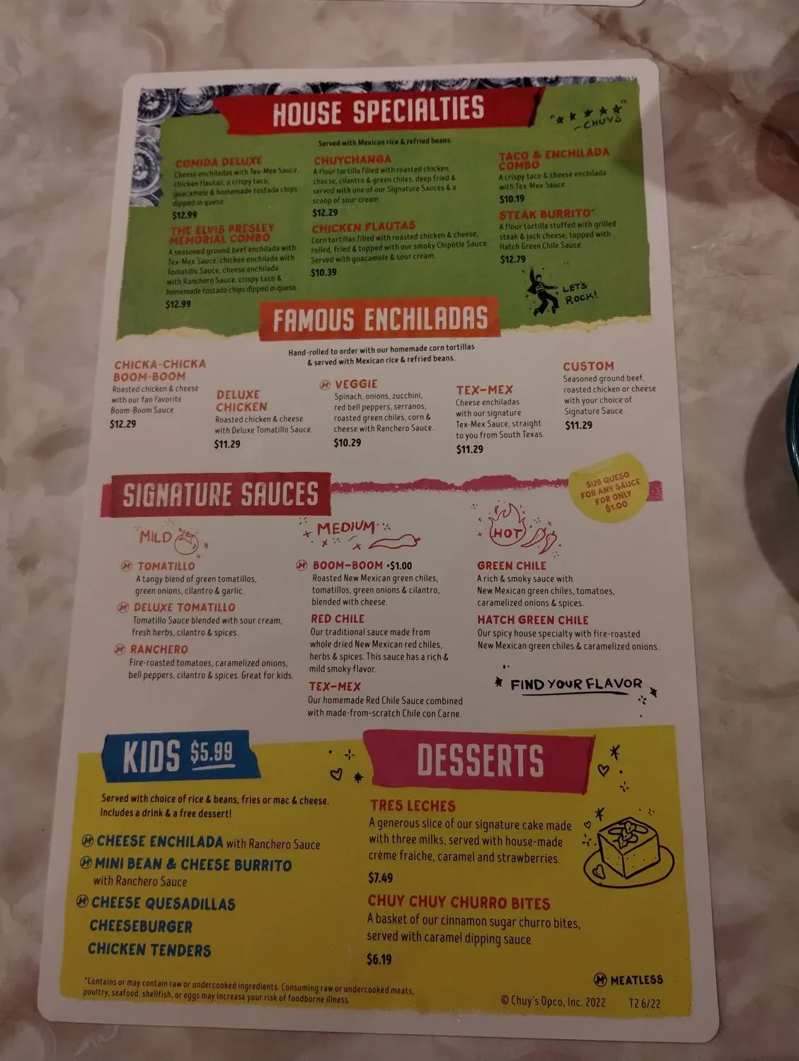 Menu 5