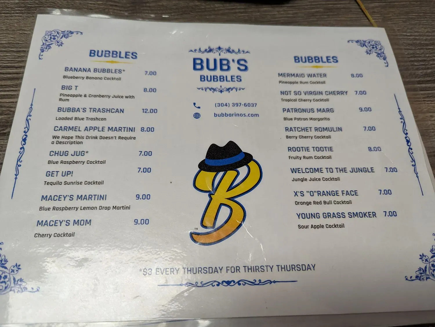 Menu 6