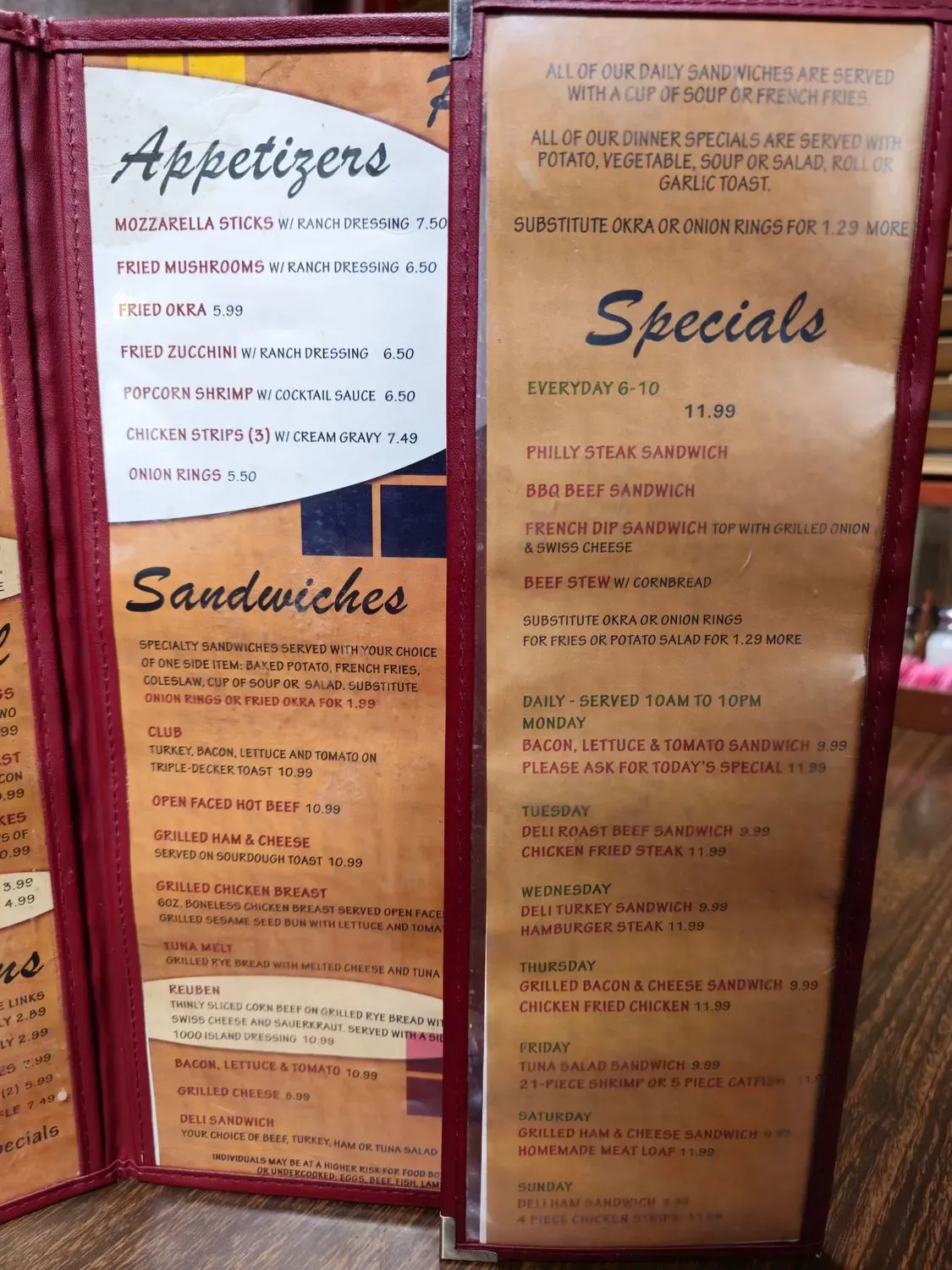 Menu 6