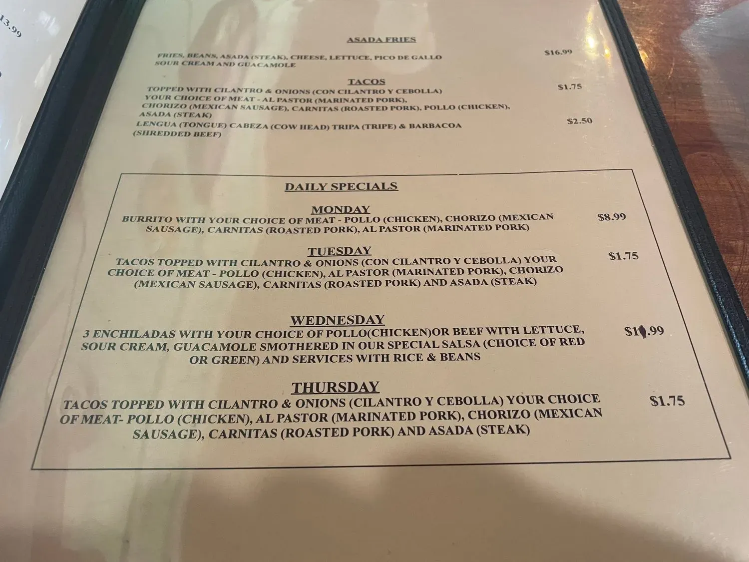 Menu 3