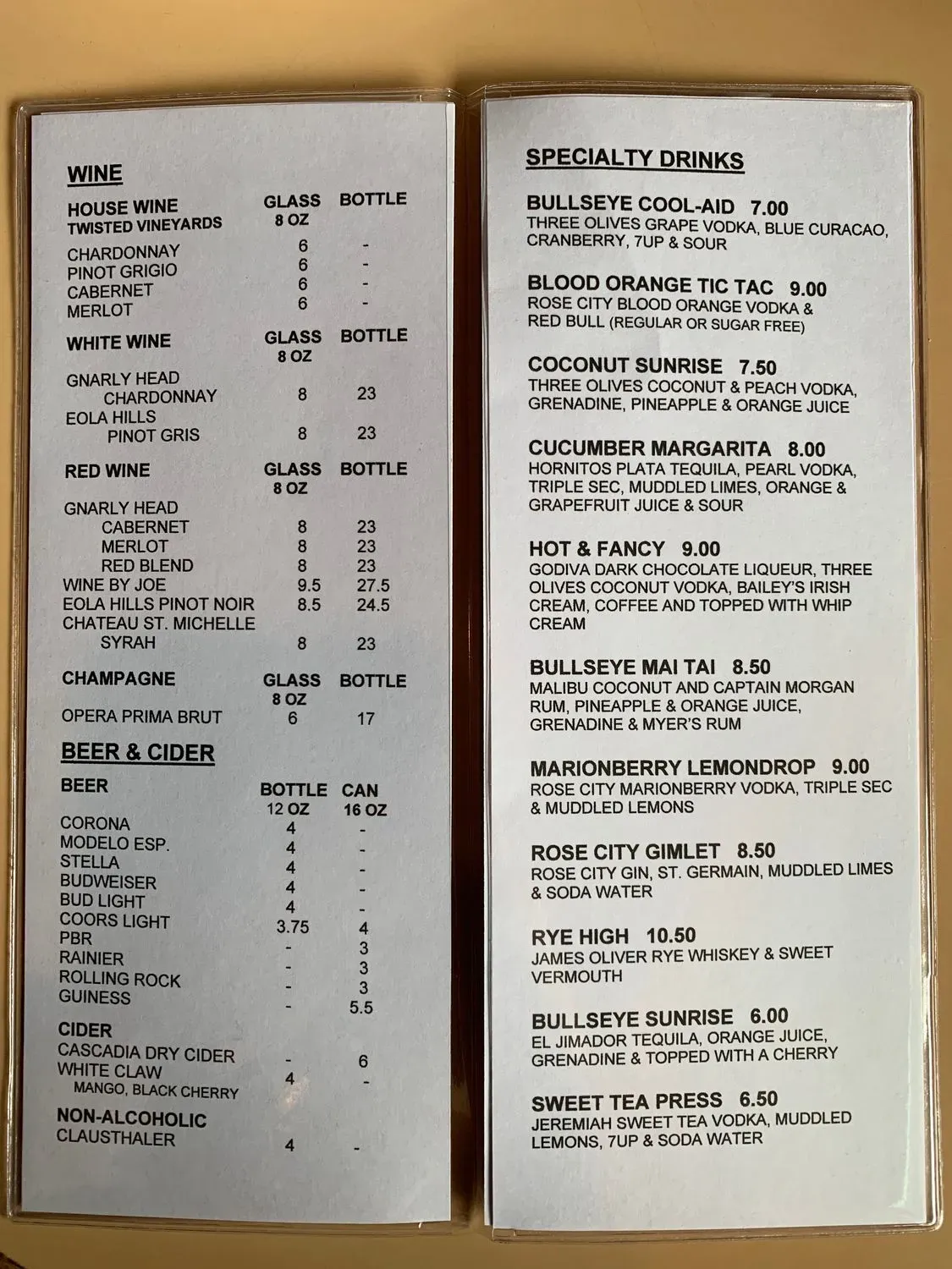 Menu 3