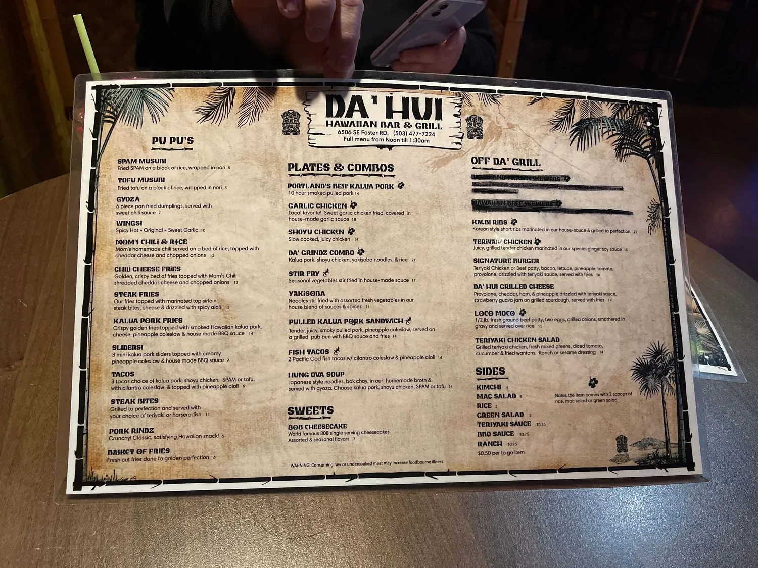 Menu 4