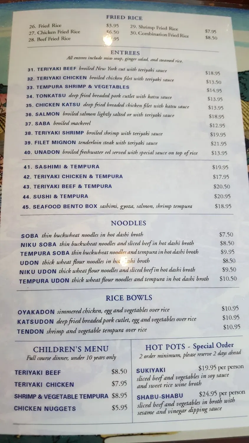 Menu 4