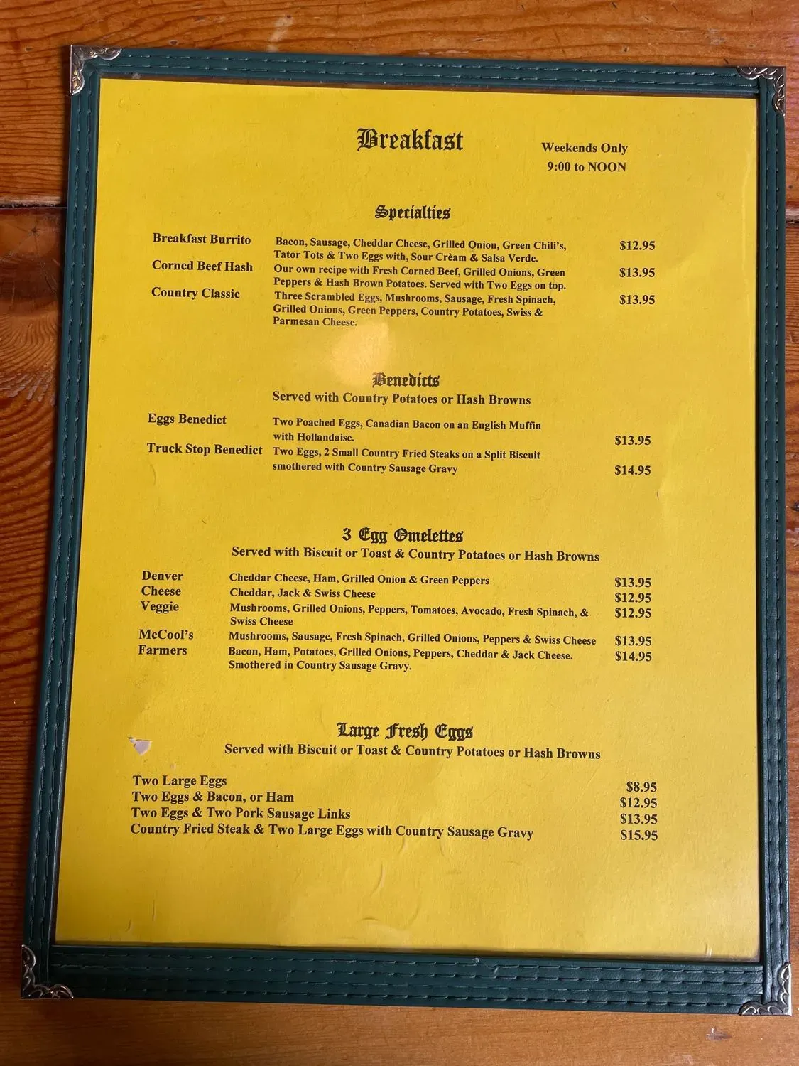 Menu 4