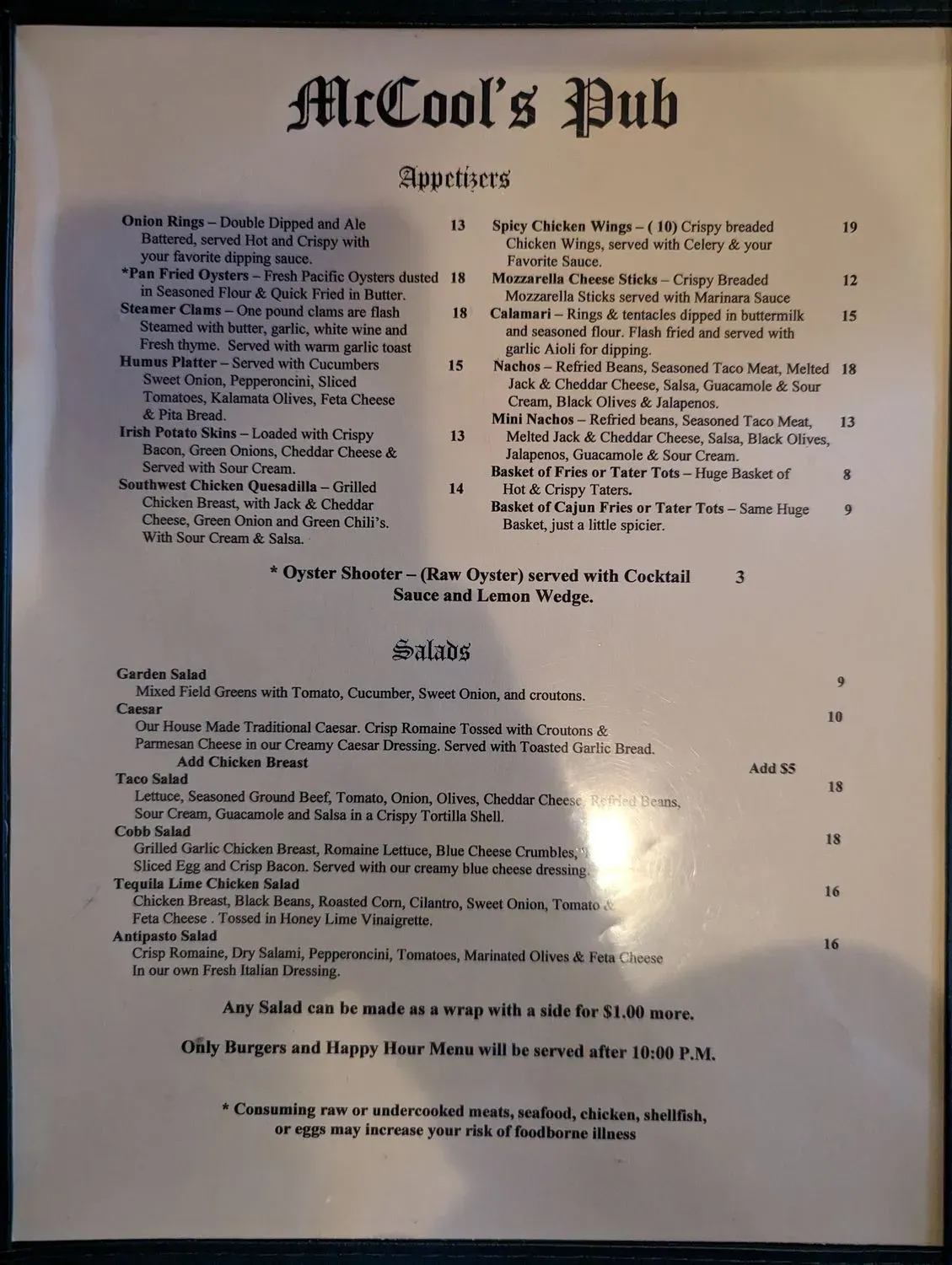 Menu 6