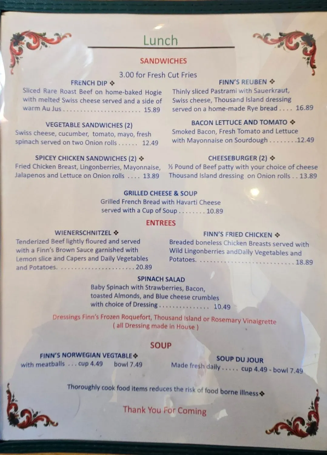 Menu 4