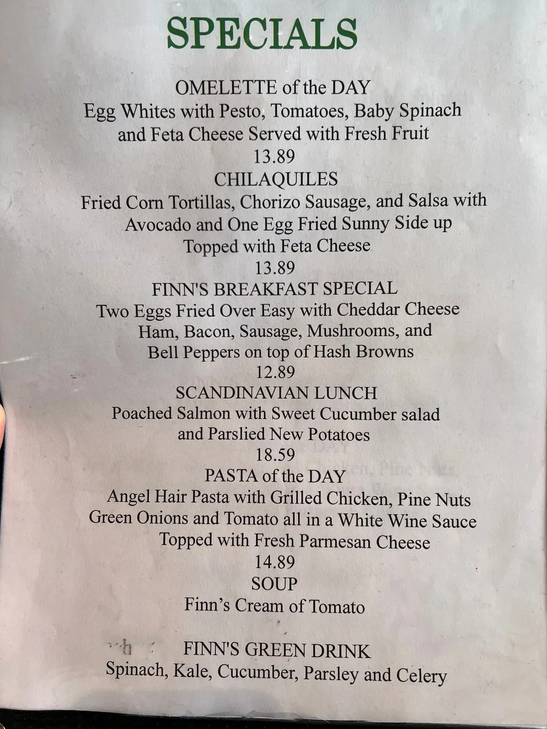 Menu 2