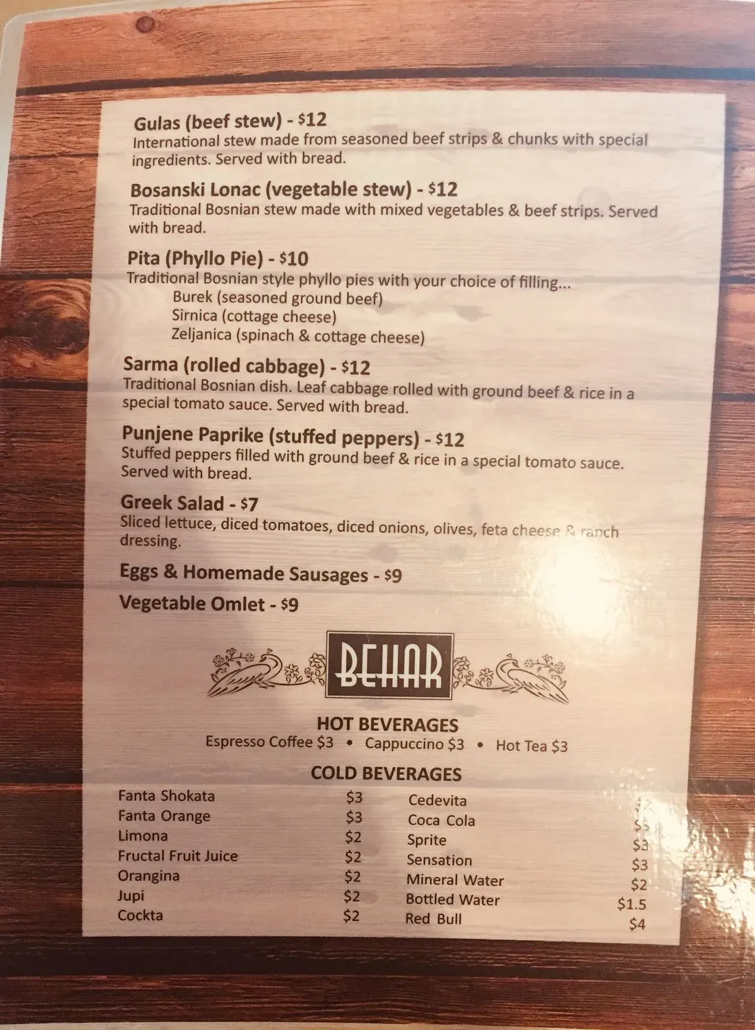 Menu 4