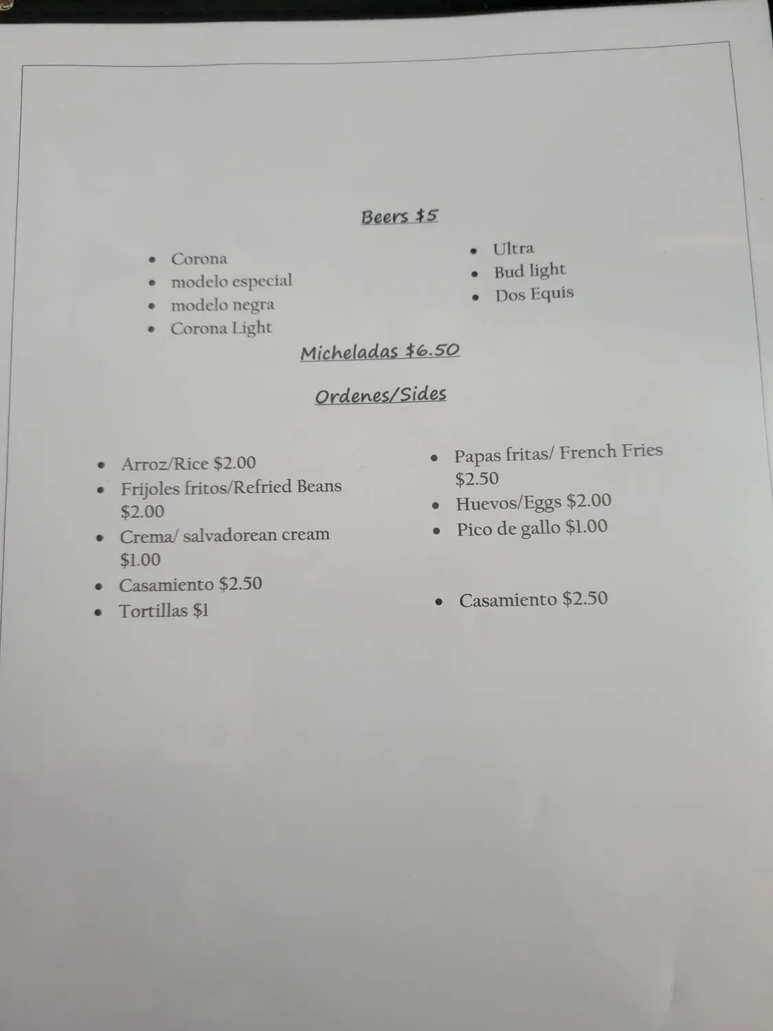 Menu 2