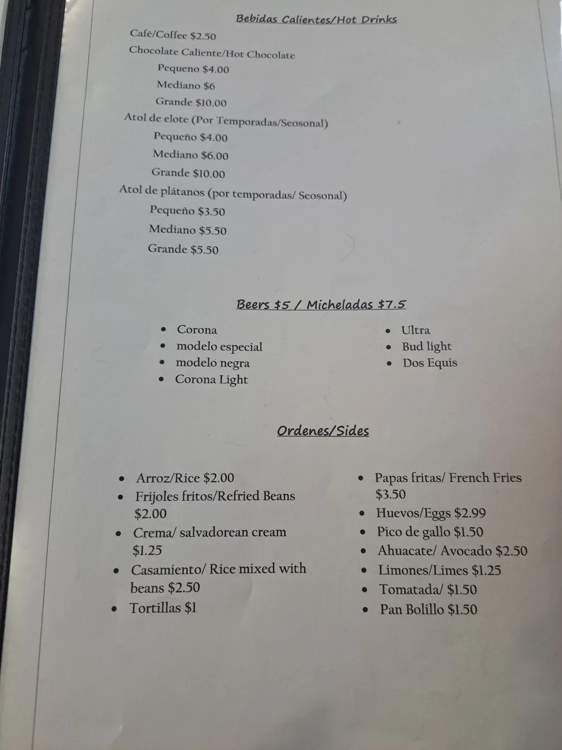 Menu 3