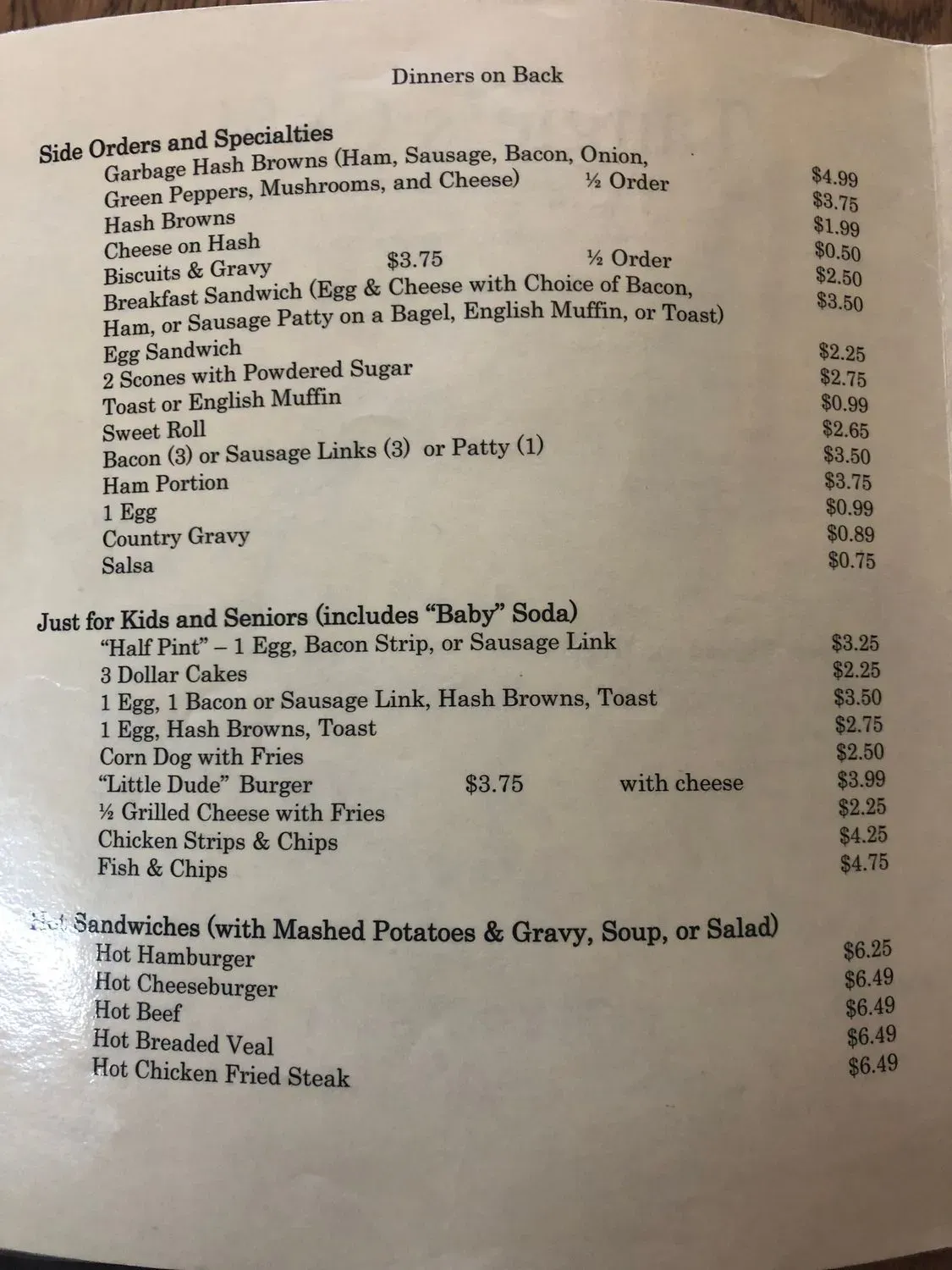 Menu 5