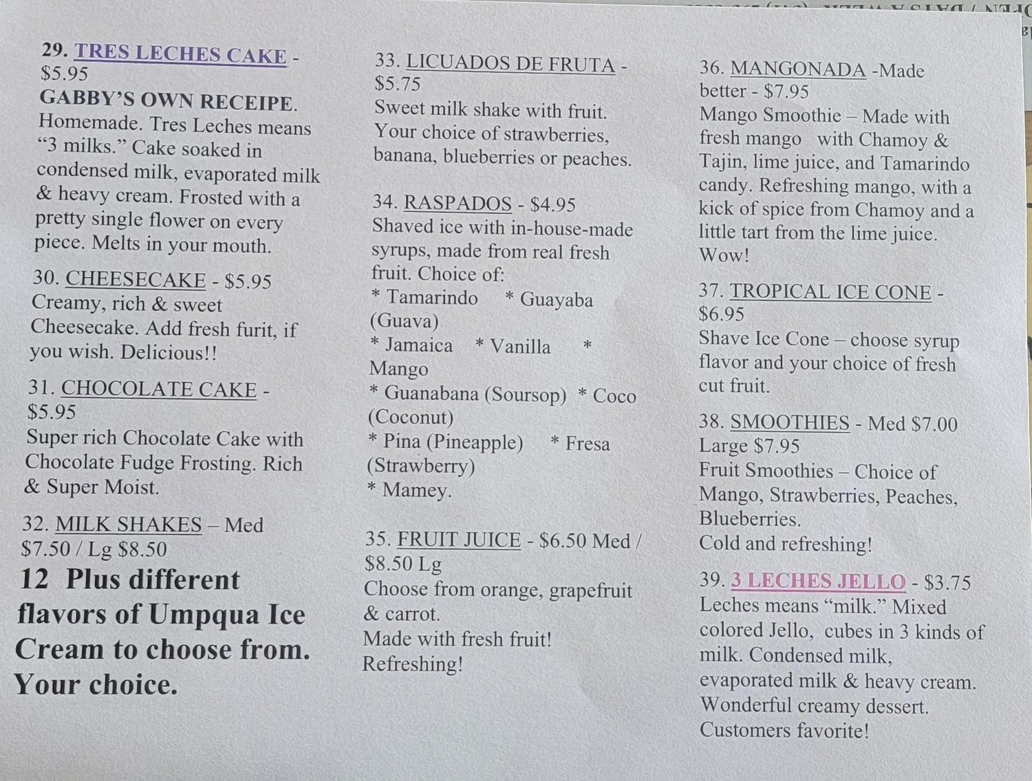 Menu 3