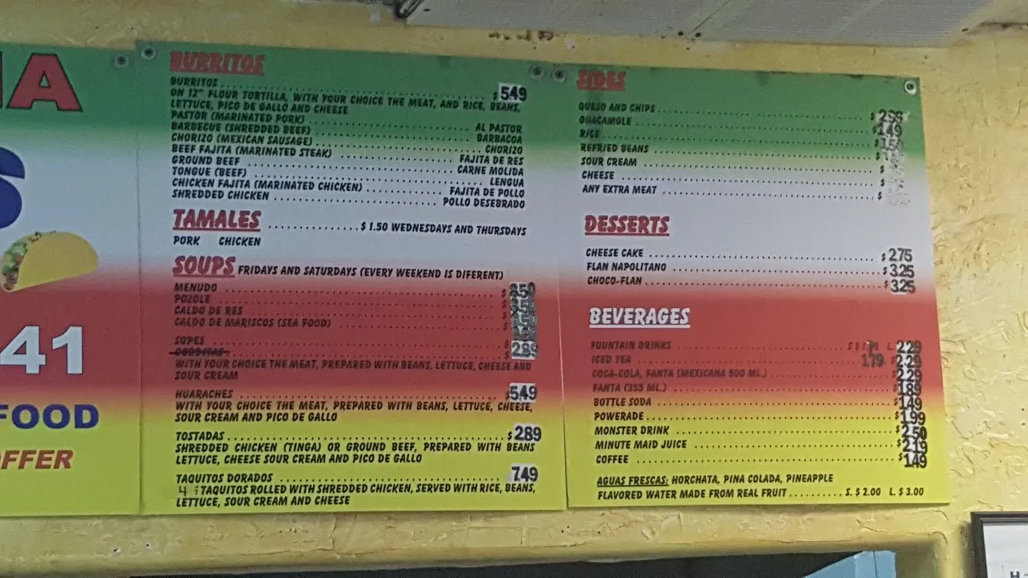 Menu 4