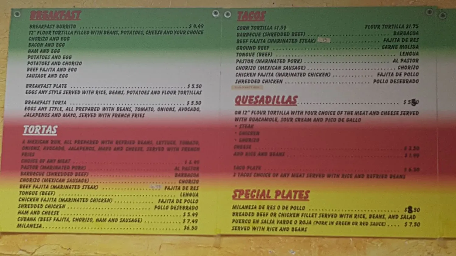 Menu 3