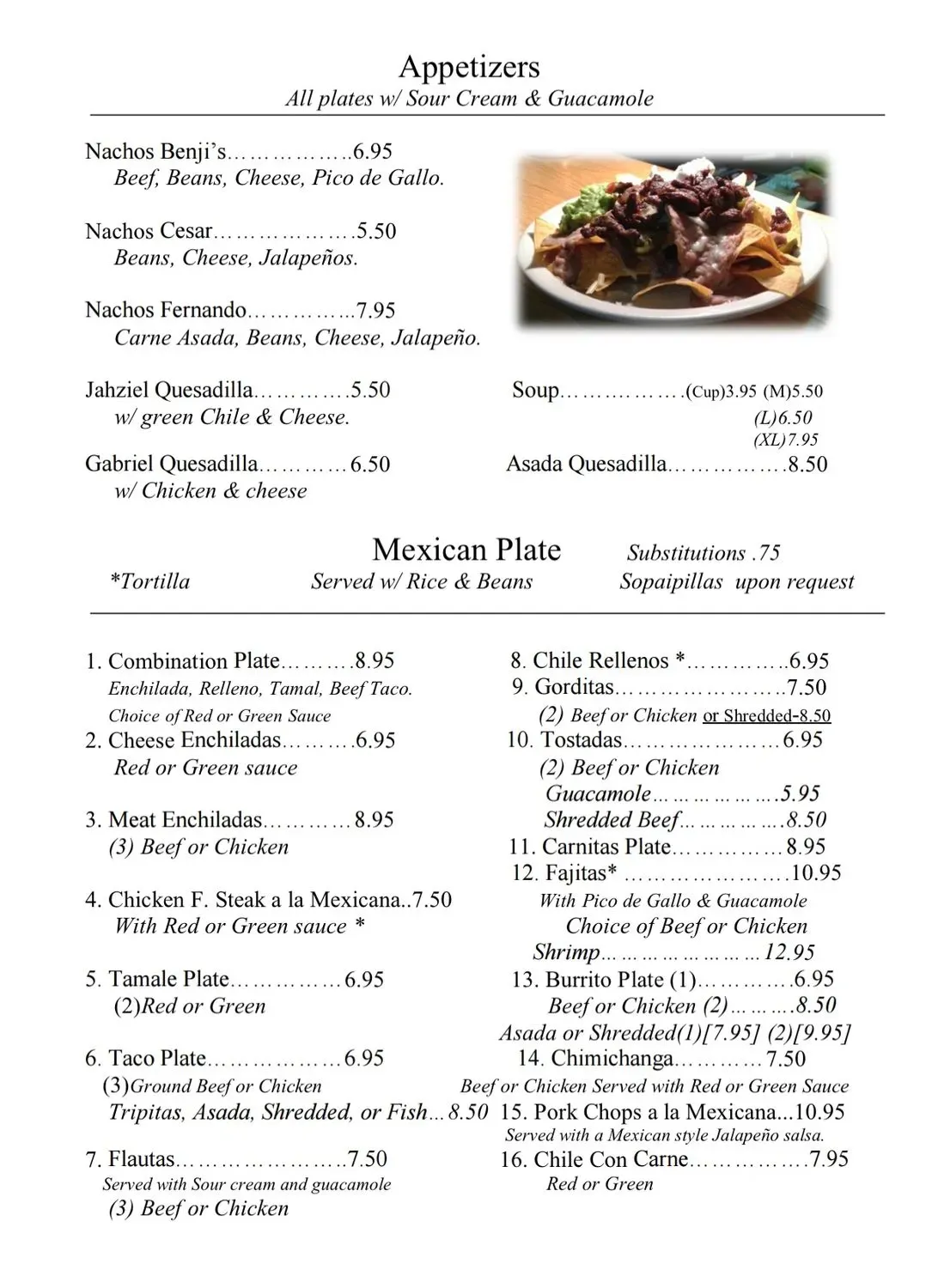 Menu 2