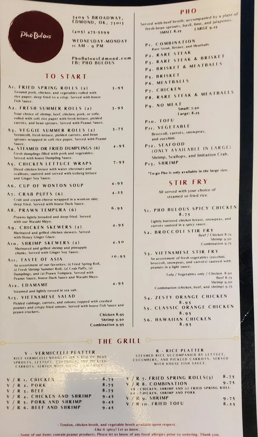 Menu 2