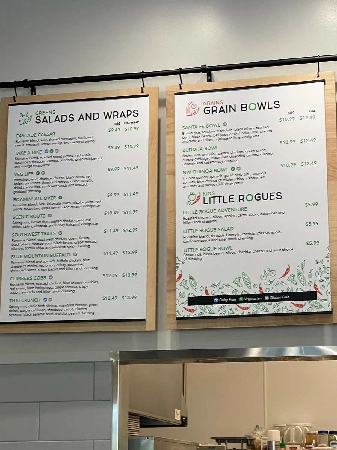 Rogue Salad Co. Menu - Updated October 2025