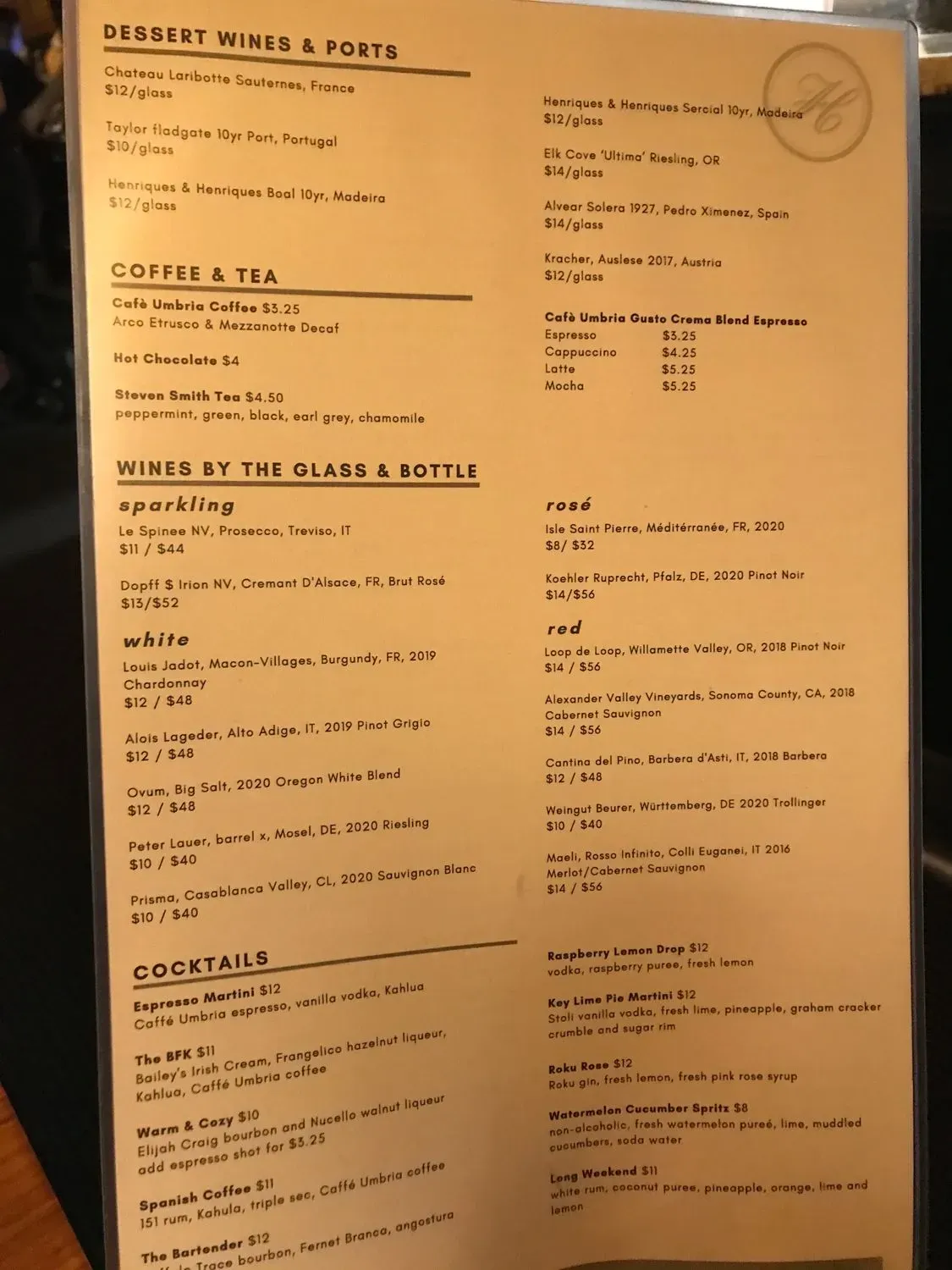 Menu 4