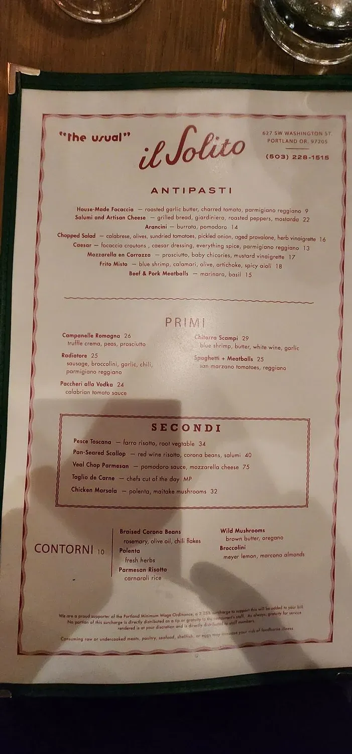 Menu 5