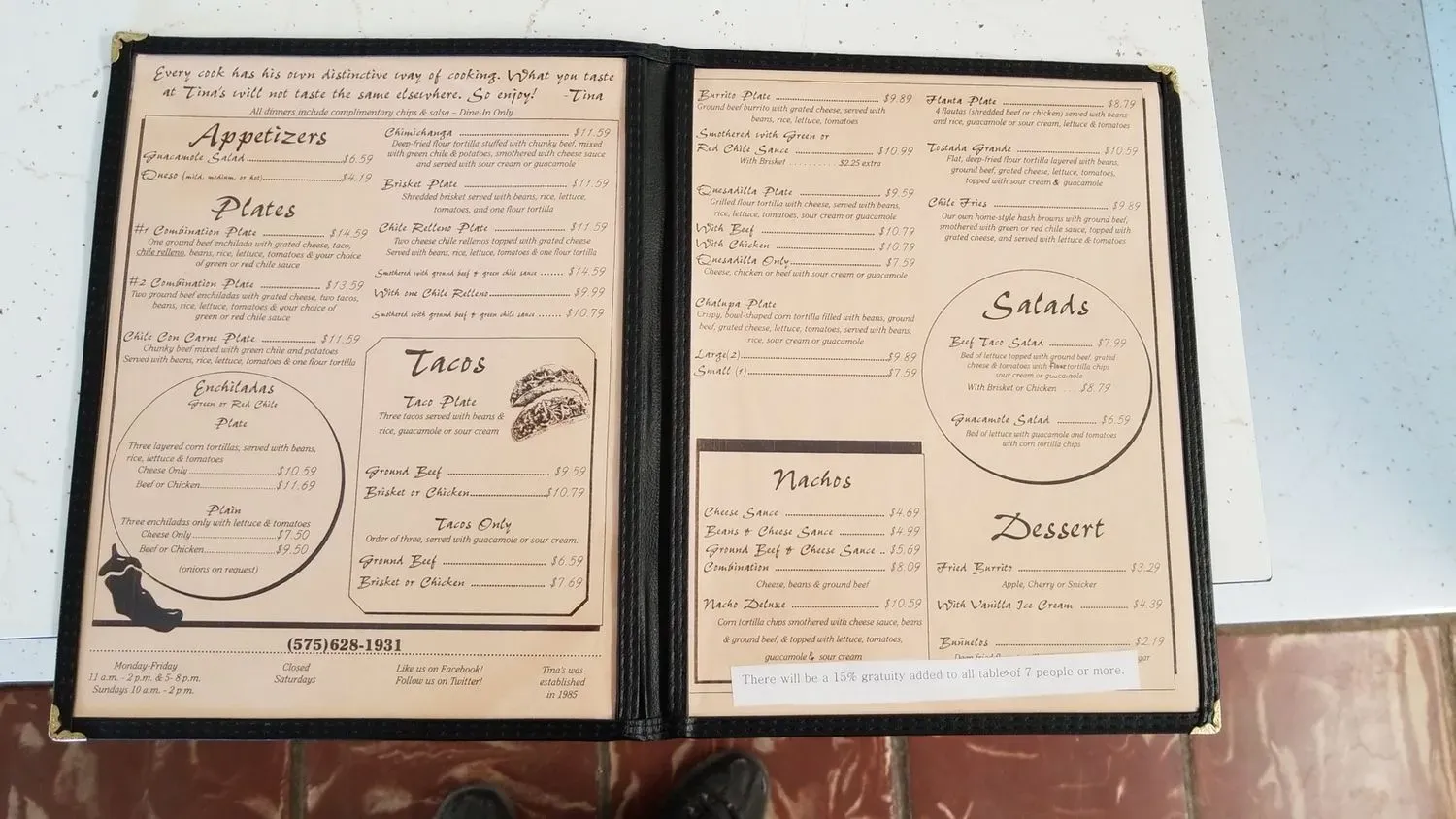 Menu 3