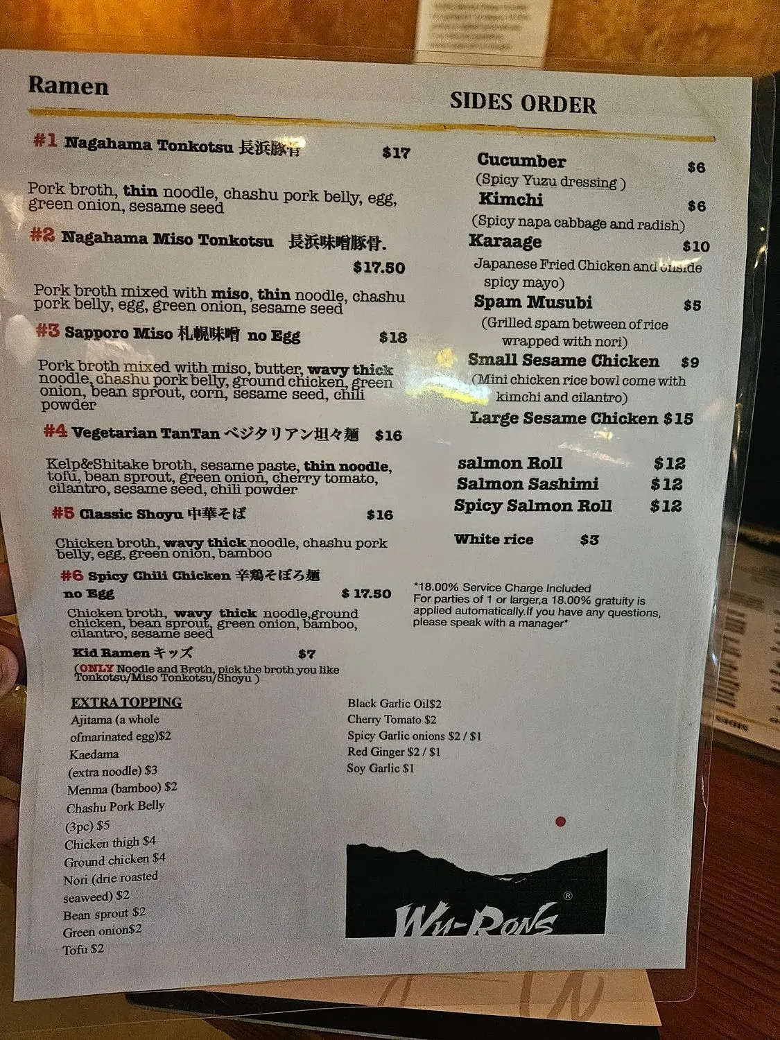 Menu 3