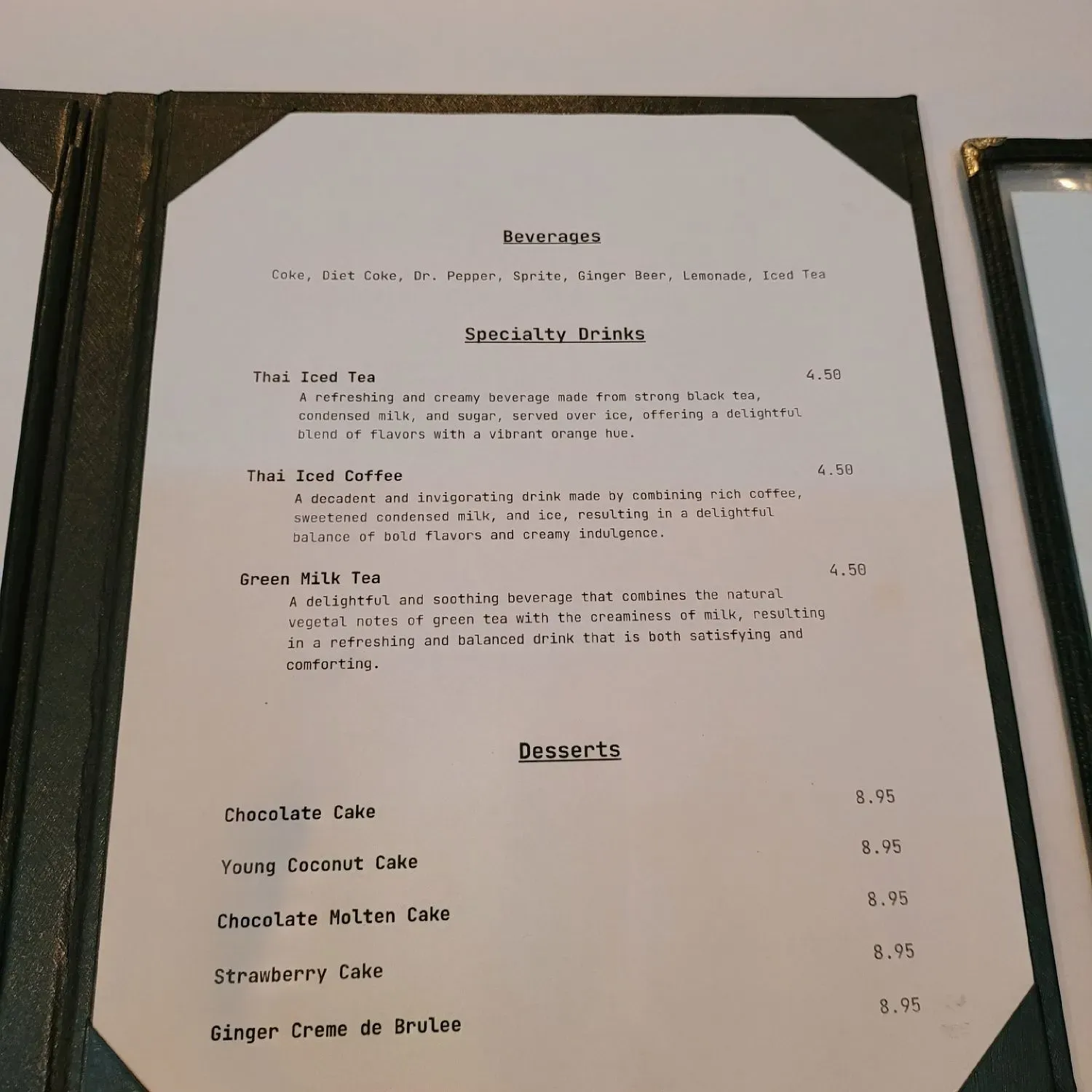 Menu 5