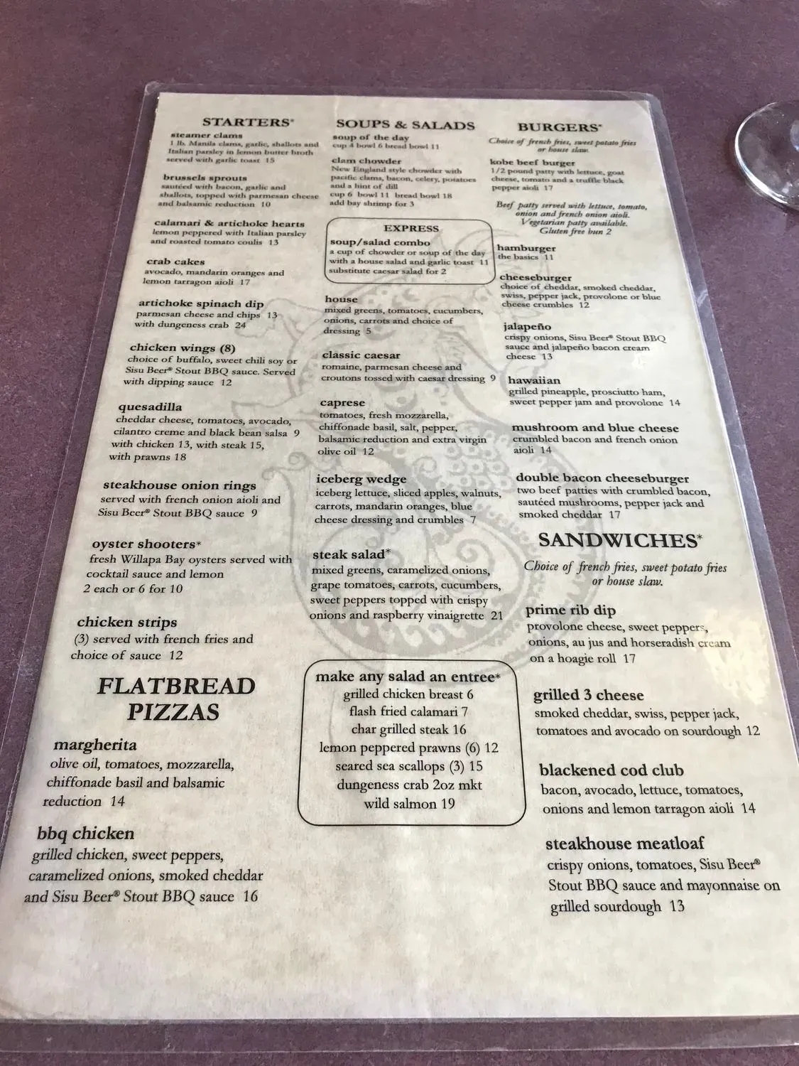 Menu 3