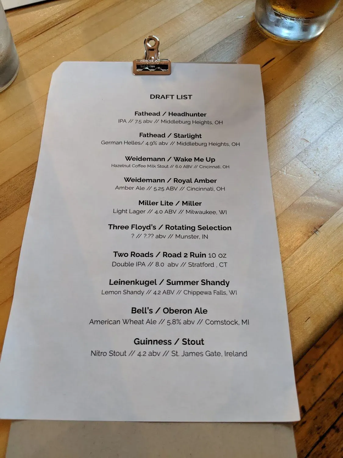 Menu 6