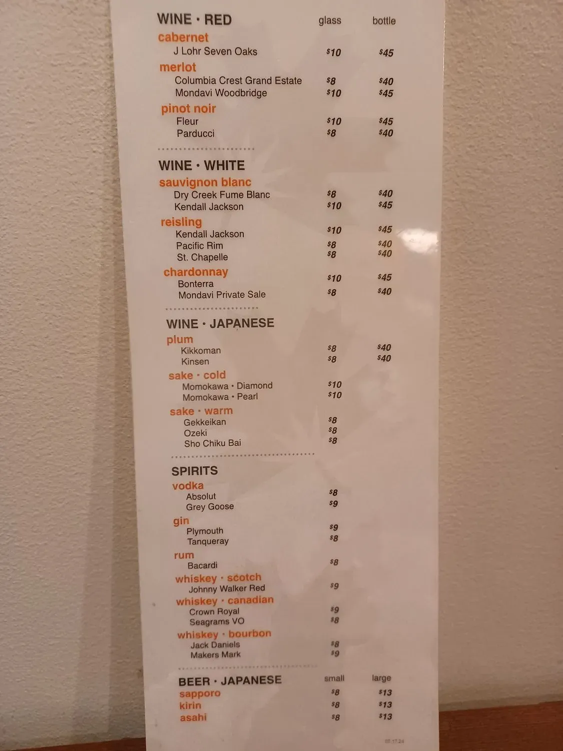 Menu 4