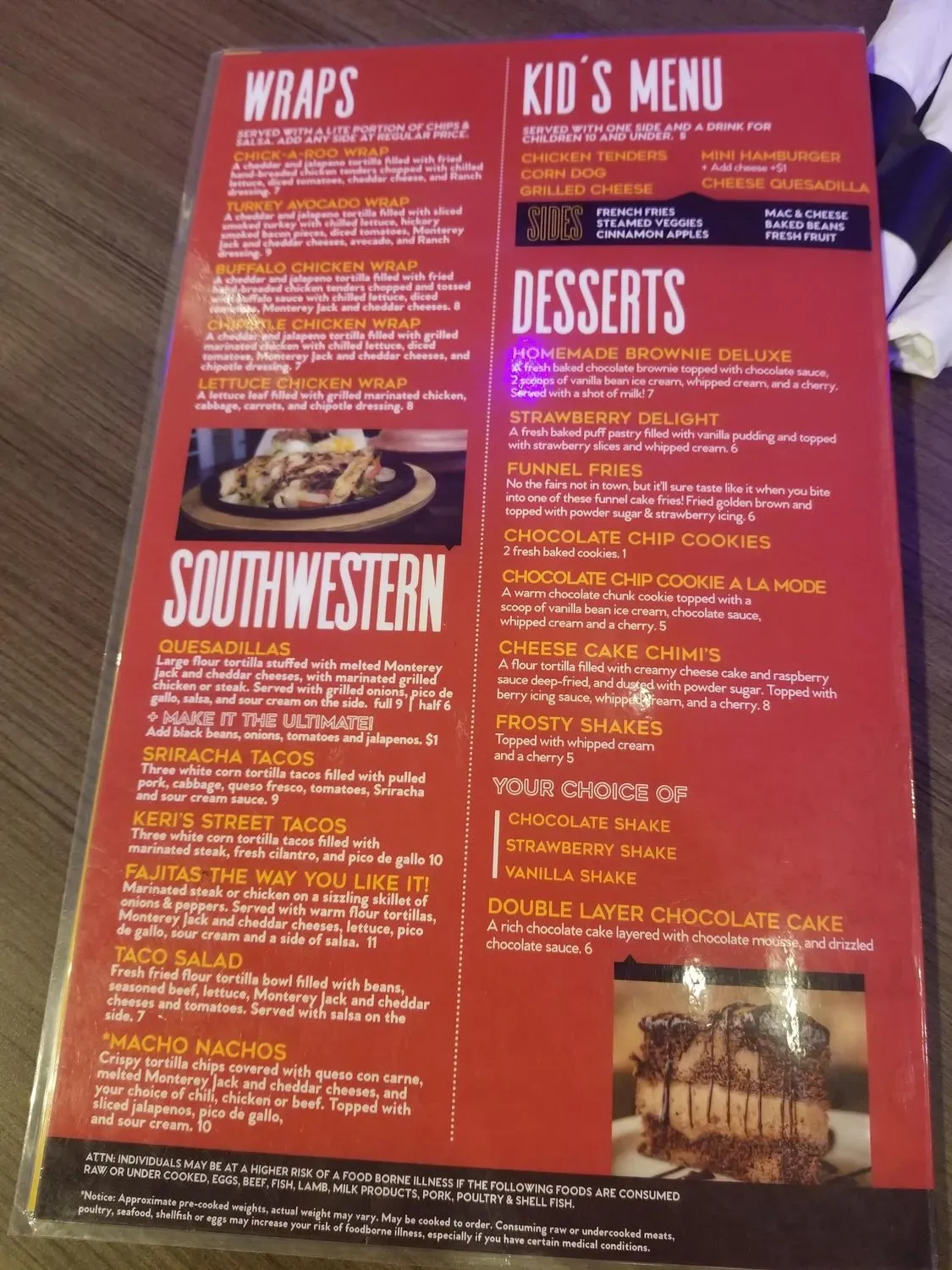 Menu 3