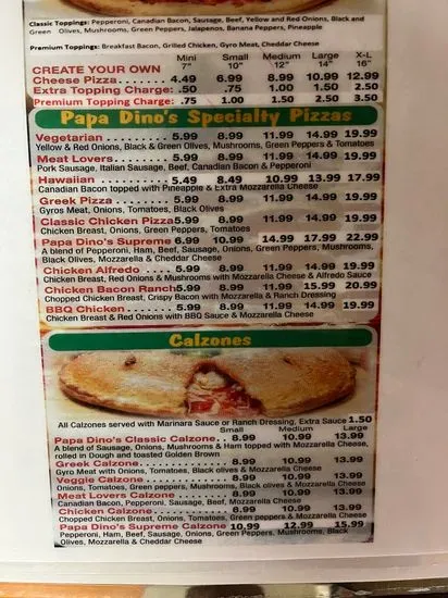 Menu 2