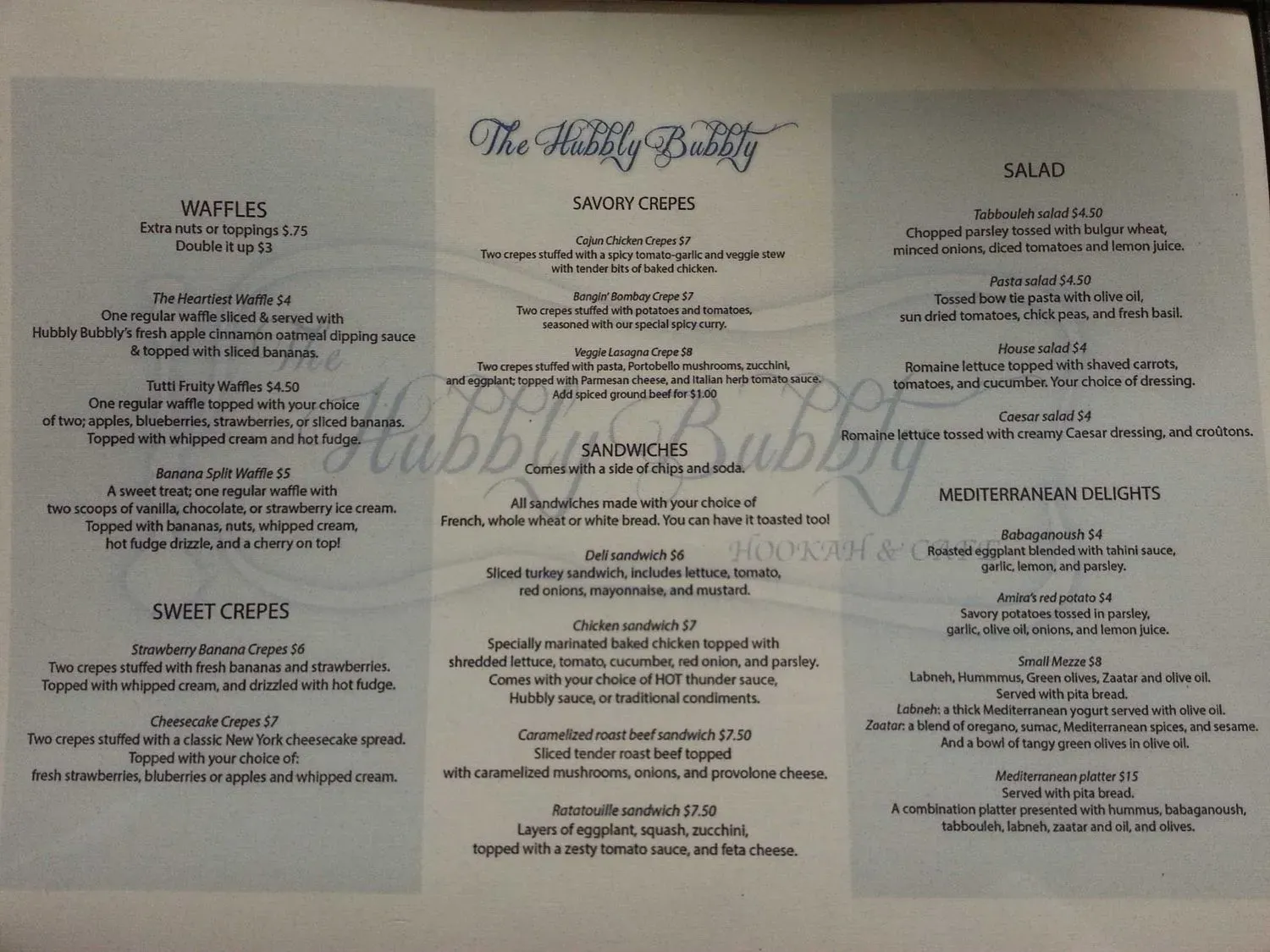 Menu 4