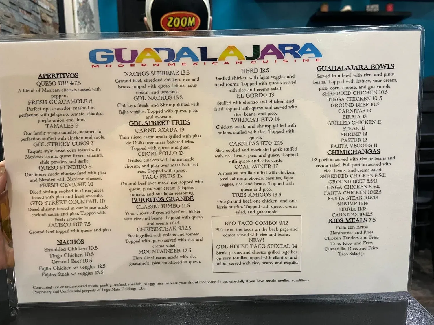 Menu 3