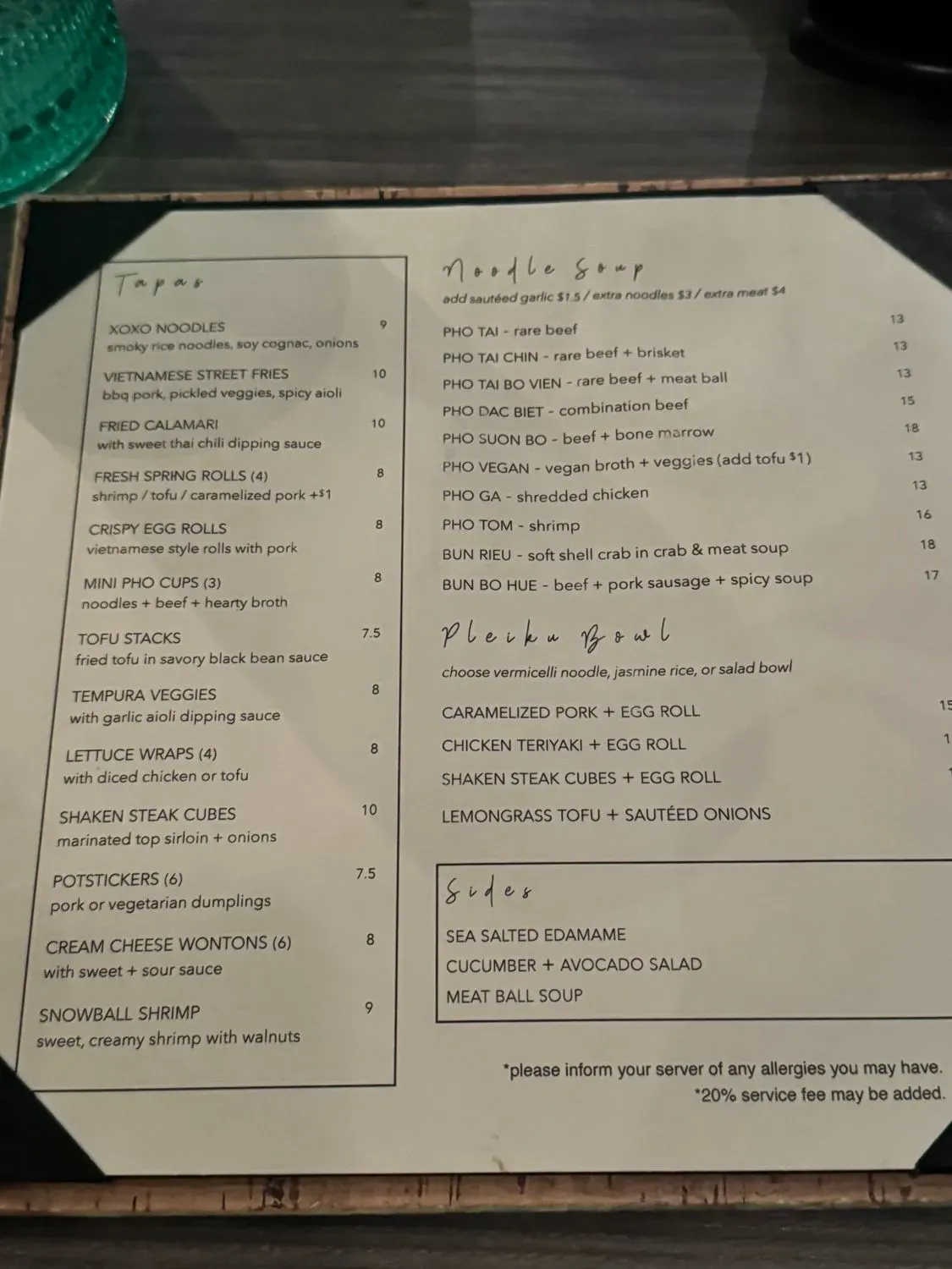 Menu 4