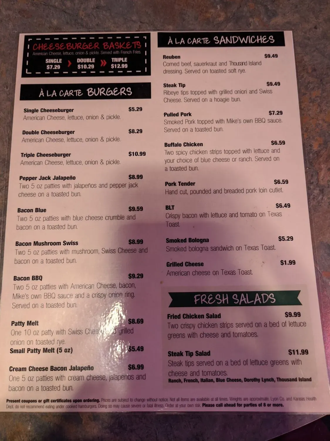 Menu 4