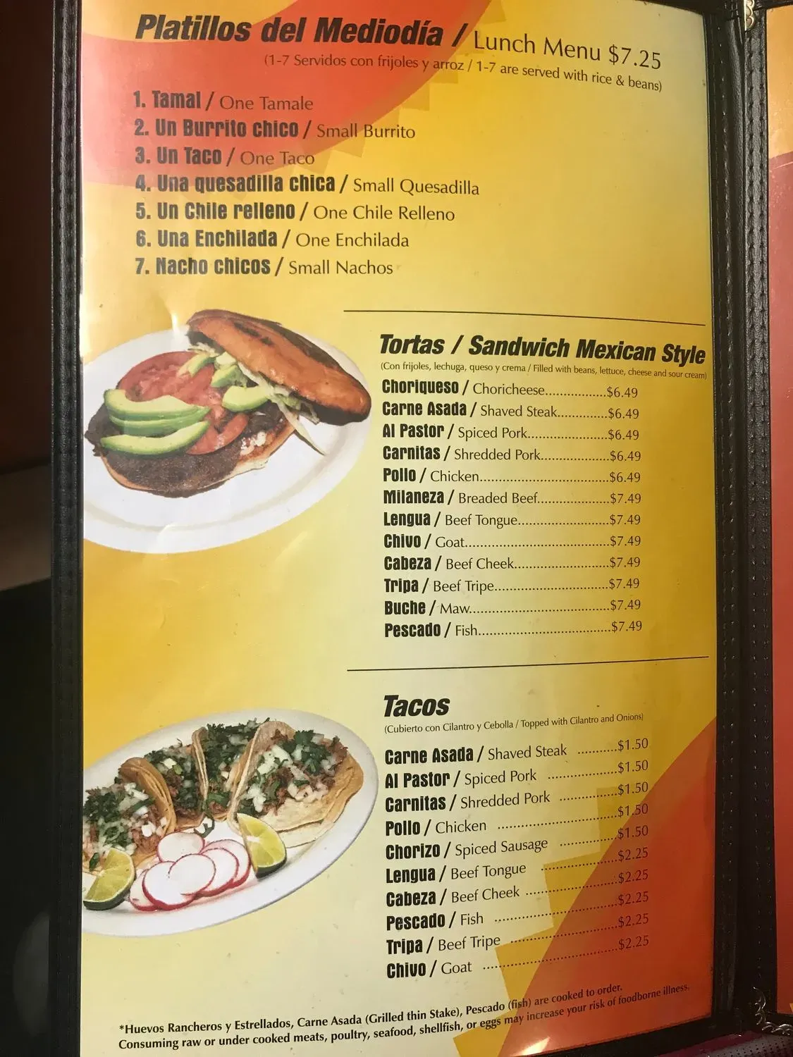 Menu 6