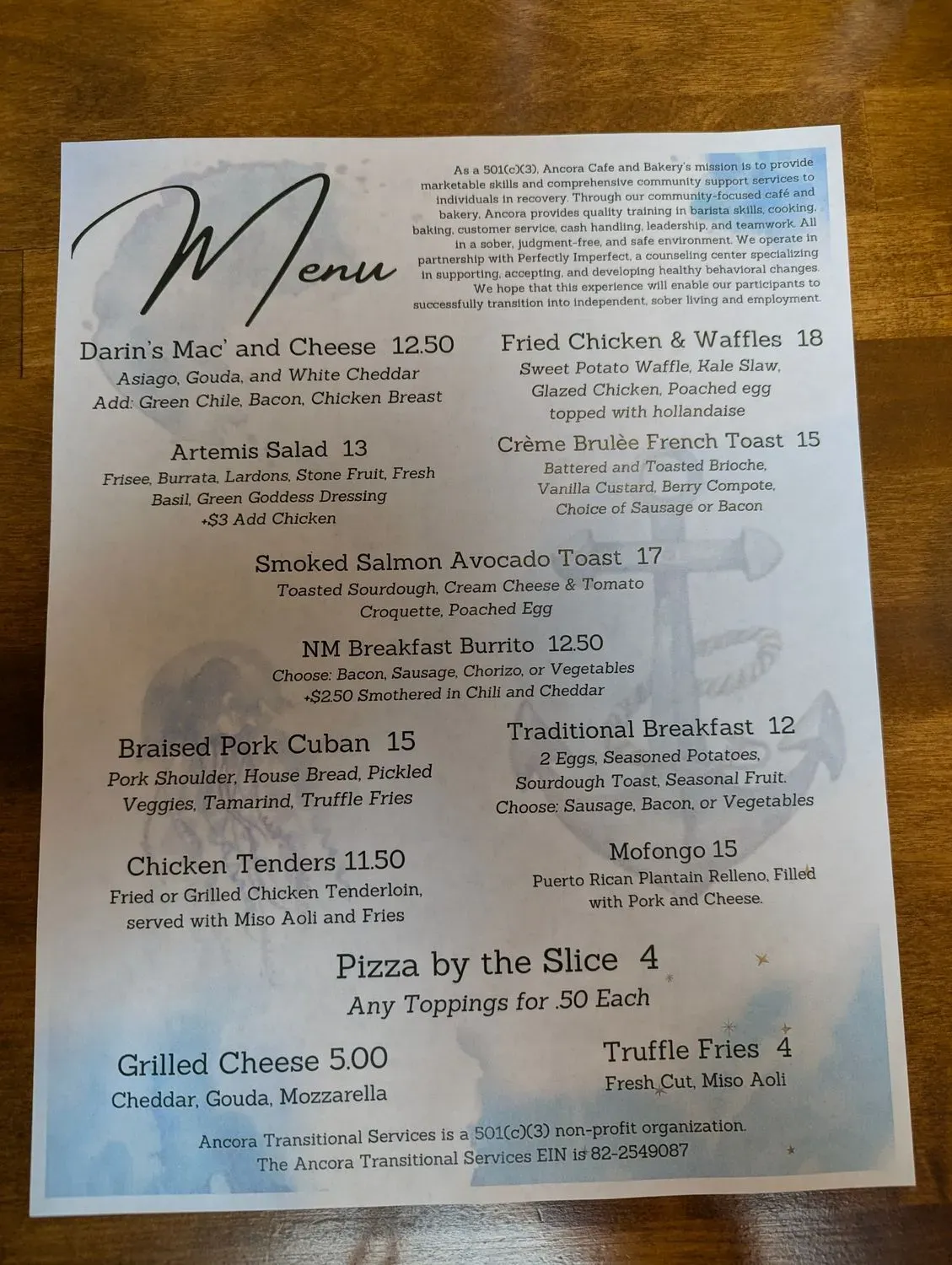 Menu 4