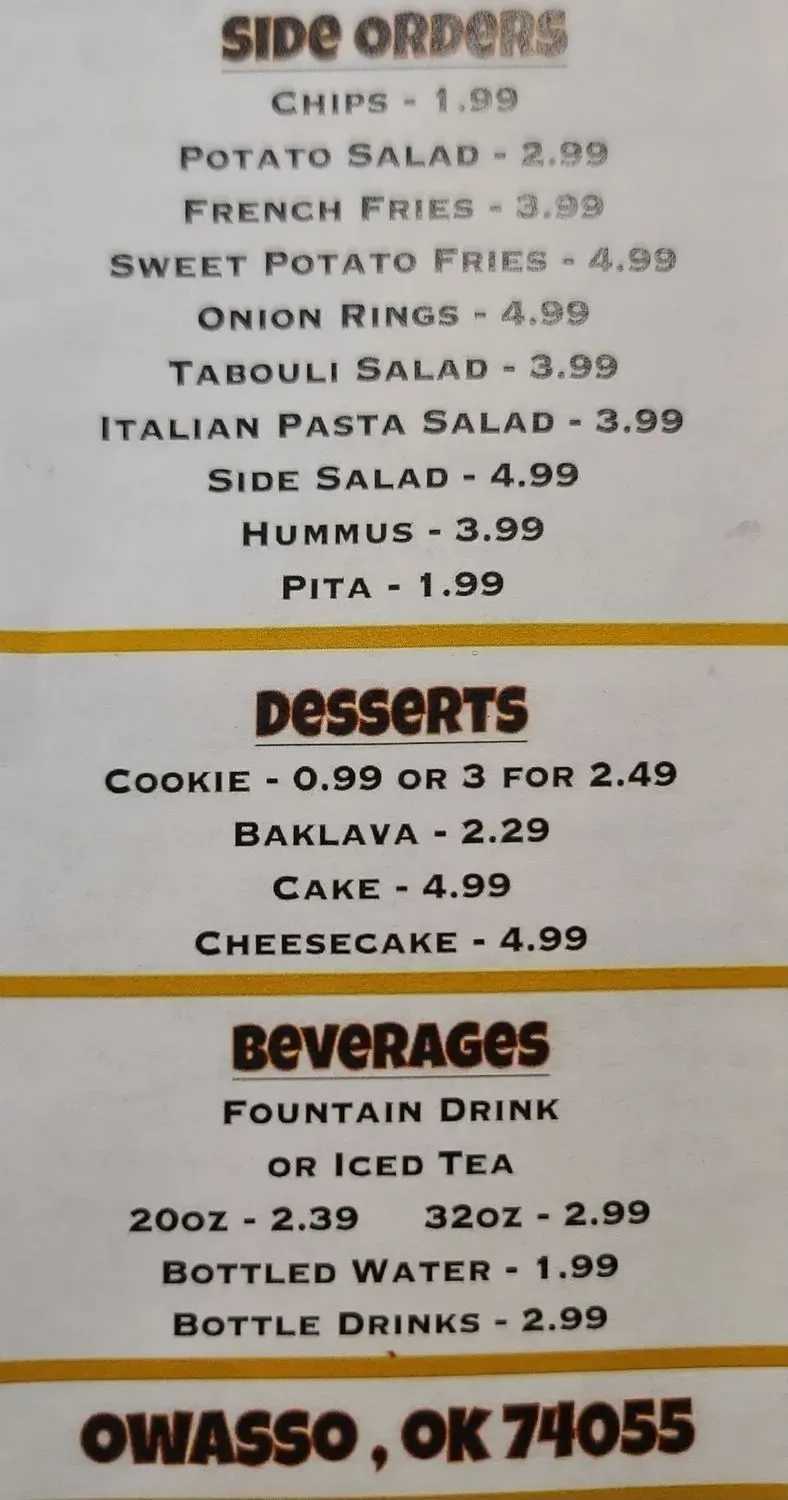 Menu 6