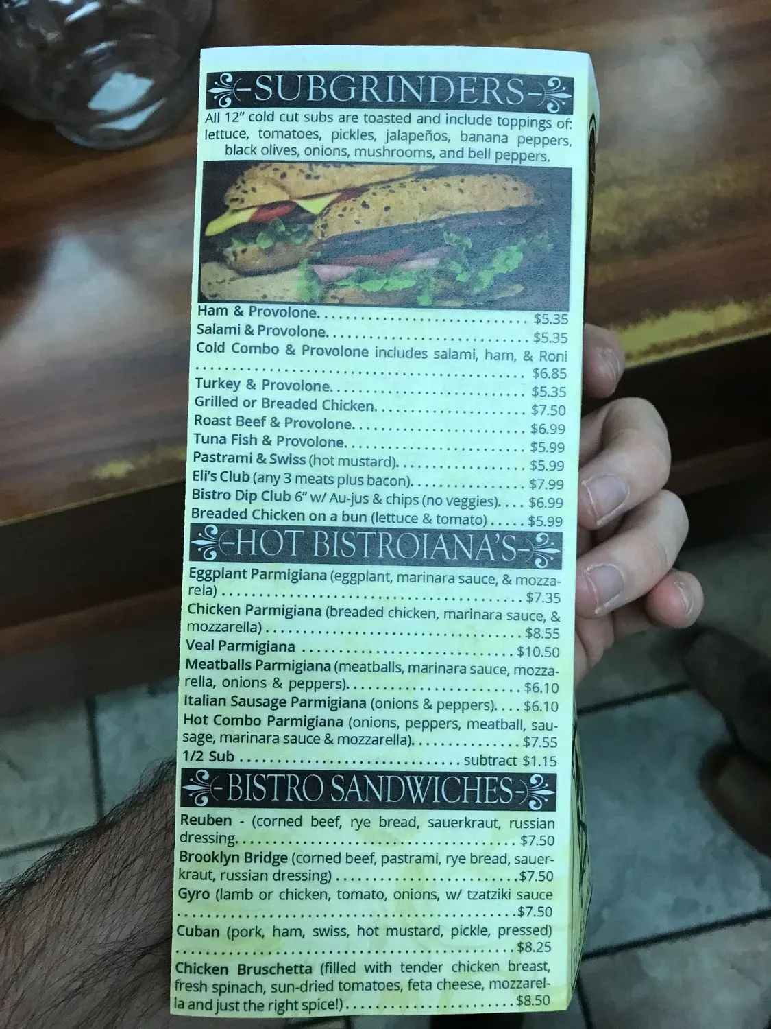 Menu 6