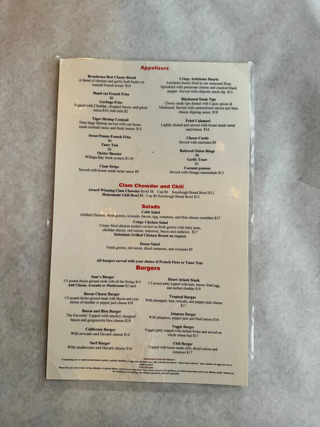 Menu 3