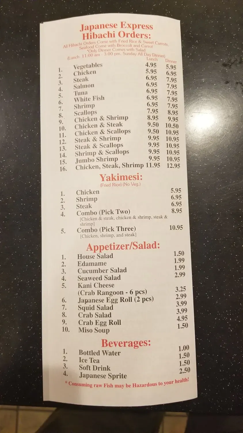 Menu 4