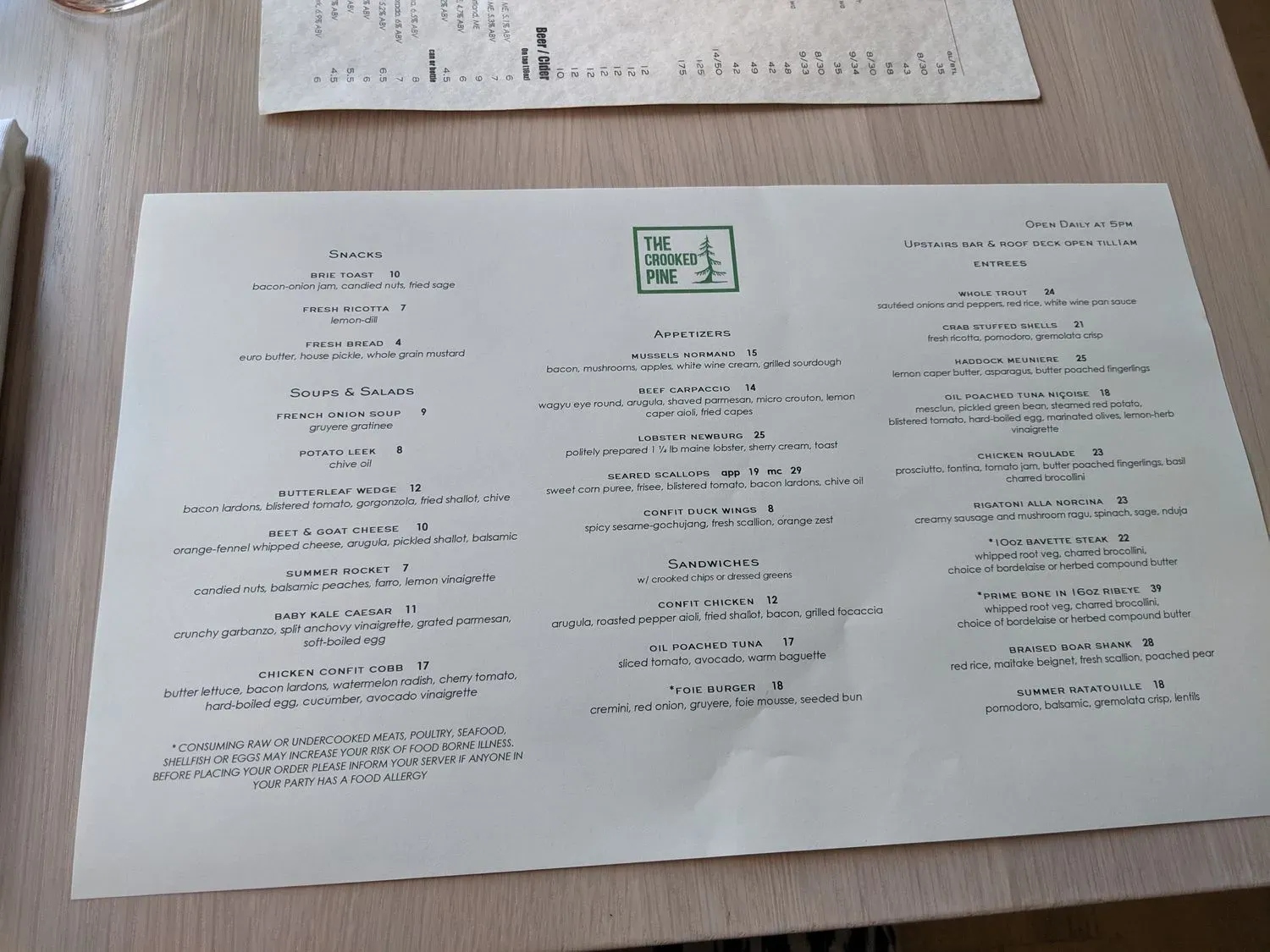 Menu 6